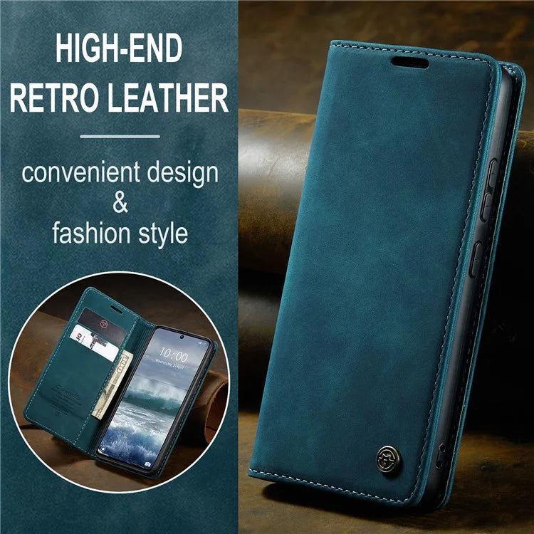 CASEME 013 Series For Xiaomi Redmi Note 13 Pro 5G / Poco X6 5G Case Leather Folio Wallet Phone Cover