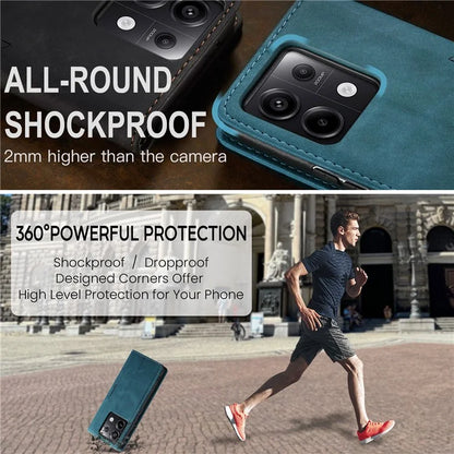 CASEME 013 Series For Xiaomi Redmi Note 13 Pro 5G / Poco X6 5G Case Leather Folio Wallet Phone Cover