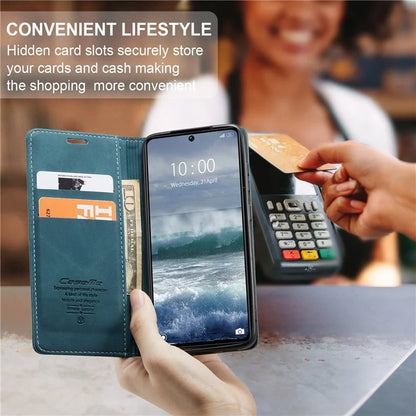 CASEME 013 Series For Xiaomi Redmi Note 13 Pro 5G / Poco X6 5G Case Leather Folio Wallet Phone Cover