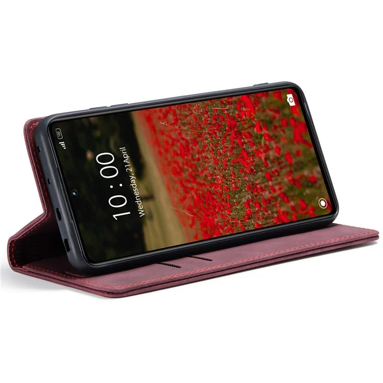 CASEME 013 Series For Xiaomi Redmi Note 13 Pro 5G / Poco X6 5G Case Leather Folio Wallet Phone Cover