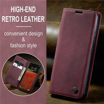 CASEME 013 Series For Xiaomi Redmi Note 13 Pro 5G / Poco X6 5G Case Leather Folio Wallet Phone Cover