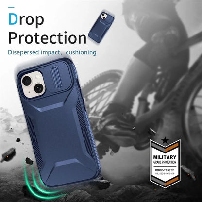 For iPhone 15 Case TPU+PC Phone Cover Upgraded Lens Protection