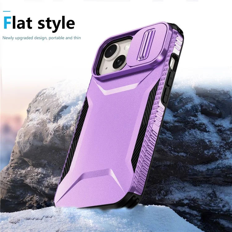 For iPhone 15 Case TPU+PC Phone Cover Upgraded Lens Protection