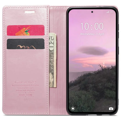 CASEME 003 Series For Xiaomi Redmi Note 13 Pro+ 5G Case Retro Style Waxy Leather Phone Cover