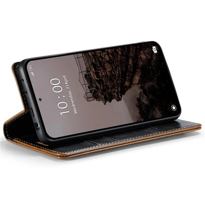 CASEME 003 Series For Xiaomi Redmi Note 13 Pro+ 5G Case Retro Style Waxy Leather Phone Cover