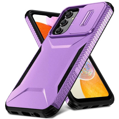 For Samsung Galaxy A14 5G Case Shockproof TPU+PC Phone Cover with Camera Lid