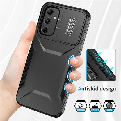 For Samsung Galaxy A14 5G Case Shockproof TPU+PC Phone Cover with Camera Lid