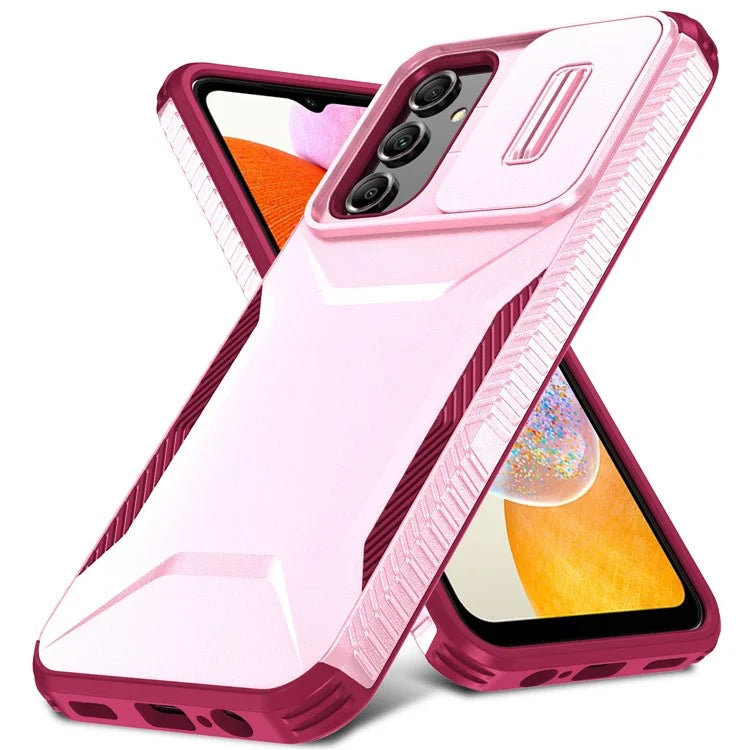 For Samsung Galaxy A14 5G Case Shockproof TPU+PC Phone Cover with Camera Lid