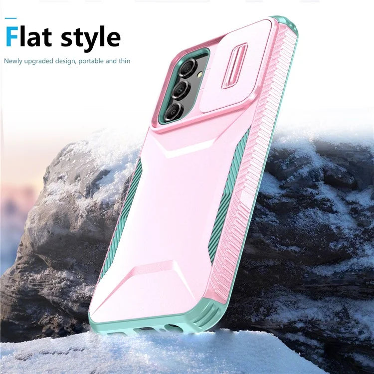 For Samsung Galaxy A14 5G Case Shockproof TPU+PC Phone Cover with Camera Lid