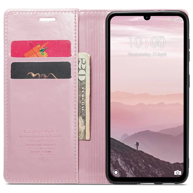 CASEME 003 Series For Xiaomi Redmi 13C 4G  /  Poco C65 4G Case Leather Phone Cover Stand Wallet