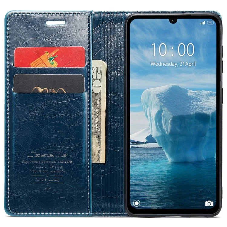 CASEME 003 Series For Xiaomi Redmi 13C 4G  /  Poco C65 4G Case Leather Phone Cover Stand Wallet