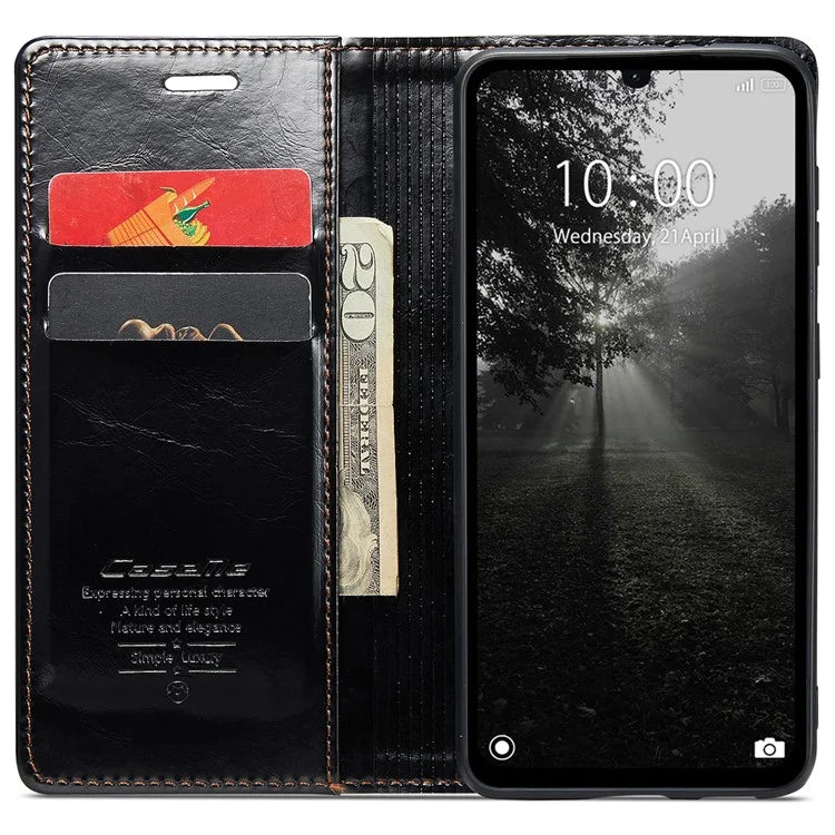 CASEME 003 Series For Xiaomi Redmi 13C 4G  /  Poco C65 4G Case Leather Phone Cover Stand Wallet