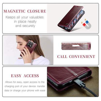 CASEME 003 Series For Xiaomi Redmi Note 13 Pro 5G / Poco X6 5G Case Anti-Drop Leather Phone Cover