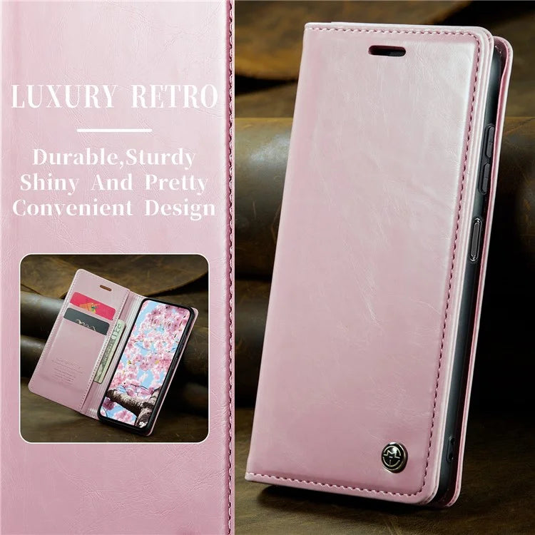 CASEME 003 Series For Xiaomi Redmi Note 13 Pro 5G / Poco X6 5G Case Anti-Drop Leather Phone Cover