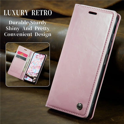 CASEME 003 Series For Xiaomi Redmi Note 13 Pro 5G / Poco X6 5G Case Anti-Drop Leather Phone Cover