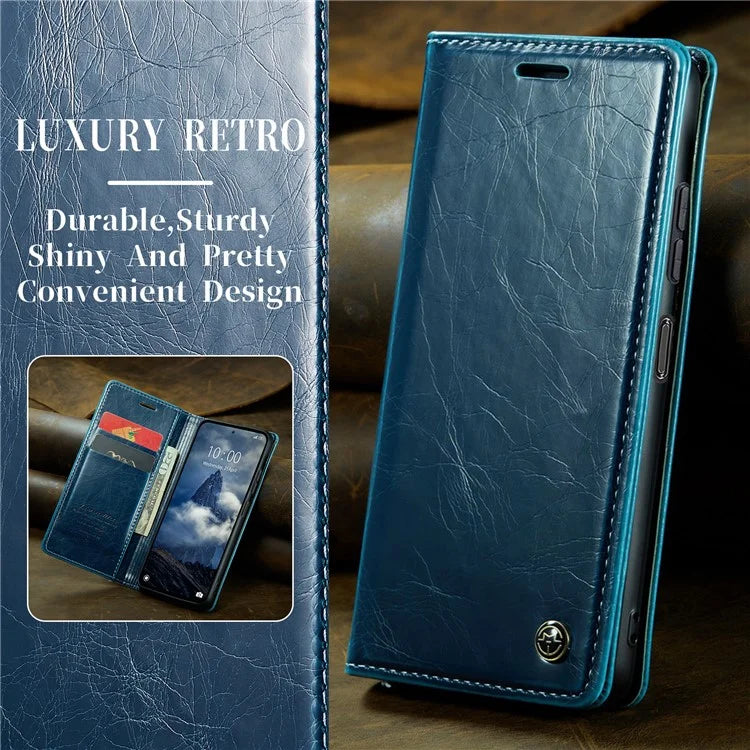 CASEME 003 Series For Xiaomi Redmi Note 13 Pro 5G / Poco X6 5G Case Anti-Drop Leather Phone Cover
