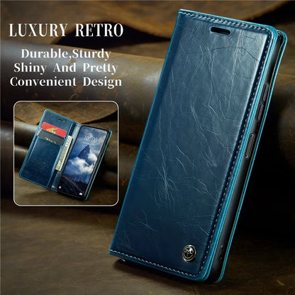 CASEME 003 Series For Xiaomi Redmi Note 13 Pro 5G / Poco X6 5G Case Anti-Drop Leather Phone Cover