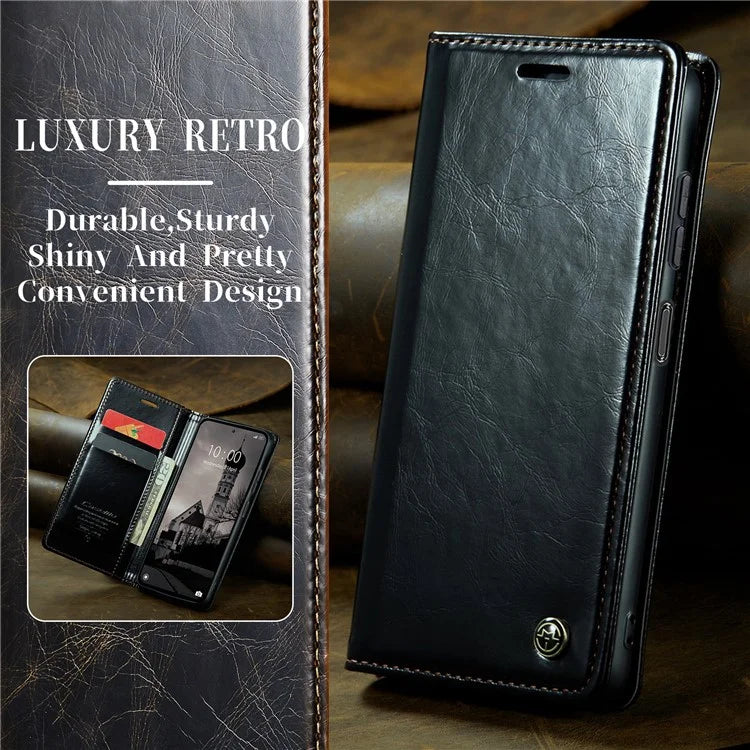 CASEME 003 Series For Xiaomi Redmi Note 13 Pro 5G / Poco X6 5G Case Anti-Drop Leather Phone Cover