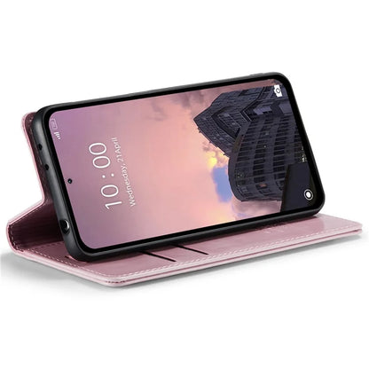 CASEME 003 Series For Xiaomi Redmi Note 13 5G Case Waxy Leather Phone Cover Crazy Horse Texture