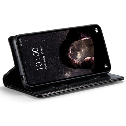 CASEME 003 Series For Xiaomi Redmi Note 13 5G Case Waxy Leather Phone Cover Crazy Horse Texture
