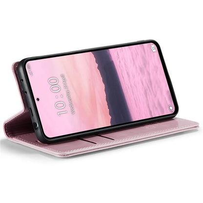 CASEME 003 Series For Xiaomi Redmi Note 13 Pro 4G / Poco M6 Pro 4G Case Wallet Waxy Leather Phone Cover