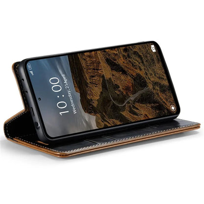 CASEME 003 Series For Xiaomi Redmi Note 13 Pro 4G / Poco M6 Pro 4G Case Wallet Waxy Leather Phone Cover