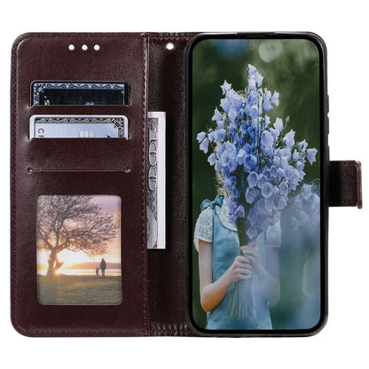 For Xiaomi Poco F6 5G / Redmi Turbo 3 5G Case Imprinted Totem PU Leather Phone Cover