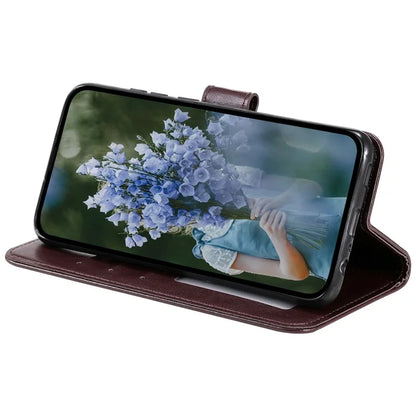 For Xiaomi Poco F6 5G / Redmi Turbo 3 5G Case Imprinted Totem PU Leather Phone Cover