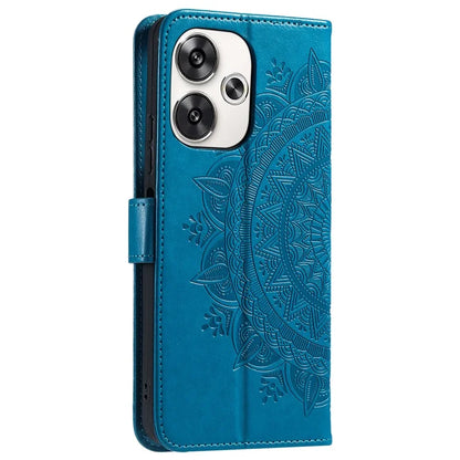 For Xiaomi Poco F6 5G / Redmi Turbo 3 5G Case Imprinted Totem PU Leather Phone Cover