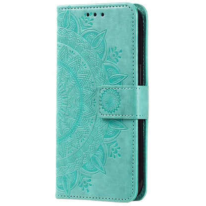For Xiaomi Poco F6 5G / Redmi Turbo 3 5G Case Imprinted Totem PU Leather Phone Cover