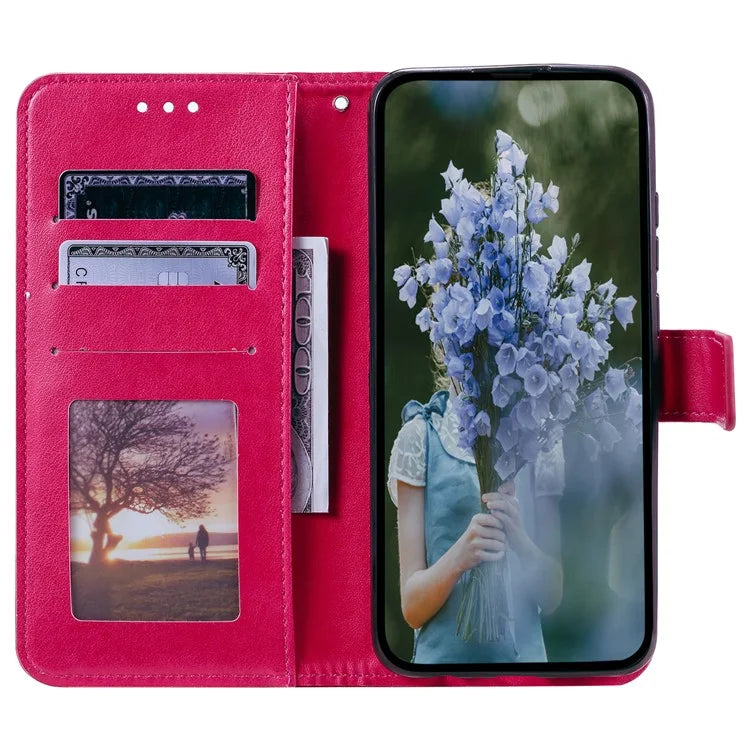 For Xiaomi Poco F6 5G / Redmi Turbo 3 5G Case Imprinted Totem PU Leather Phone Cover