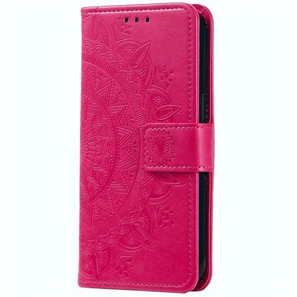 For Xiaomi Poco F6 5G / Redmi Turbo 3 5G Case Imprinted Totem PU Leather Phone Cover
