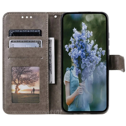 For Xiaomi Poco F6 5G / Redmi Turbo 3 5G Case Imprinted Totem PU Leather Phone Cover