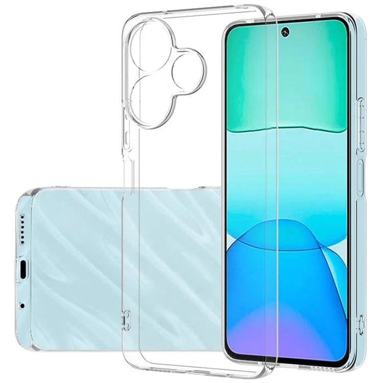 For Xiaomi Redmi 13 4G Case Transparent Ultra Slim Soft TPU Phone Cover