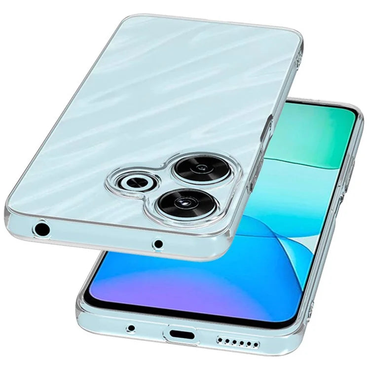 For Xiaomi Redmi 13 4G Case Transparent Ultra Slim Soft TPU Phone Cover