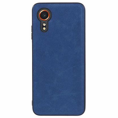For Samsung Galaxy Xcover7 Case Solid Color PU Leather+PC+TPU Retro Phone Cover