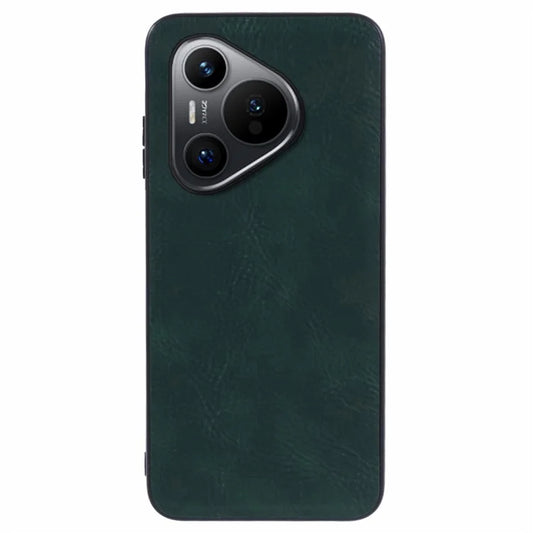 For Huawei Pura 70 Case Retro Texture PU Leather Coated PC+TPU Hybrid Phone Cover