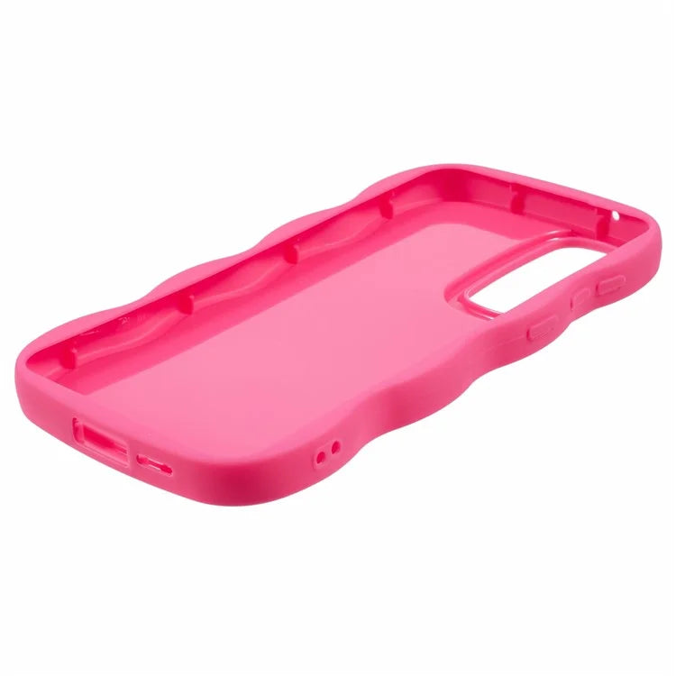 XL Series For Samsung Galaxy A34 5G Case Wave Edge TPU Solid Color Phone Cover