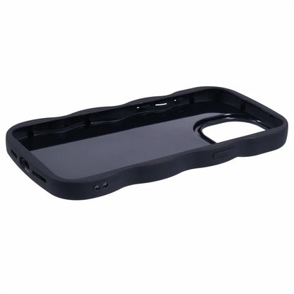 XL Series For iPhone 14 Pro Max Case Solid Color Phone TPU Cover Wavy Edge