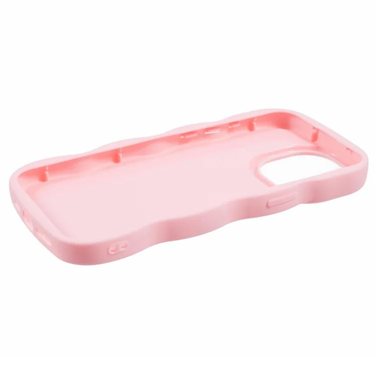 XL Series For iPhone 13 Pro Case Solid Color Wavy Edge TPU Phone Cover