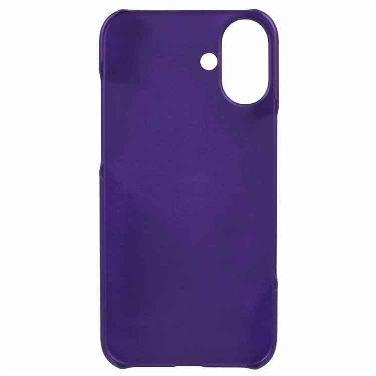 For iPhone 16 Shockproof Hard PC Phone Case Rubberized Phone Cover