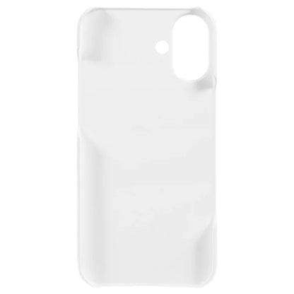 For iPhone 16 Shockproof Hard PC Phone Case Rubberized Phone Cover