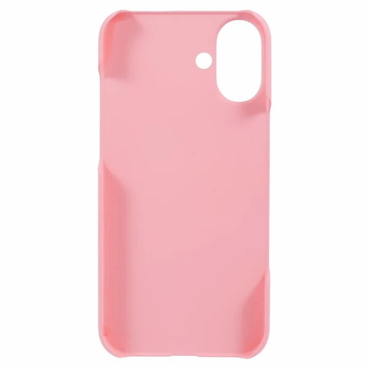 For iPhone 16 Shockproof Hard PC Phone Case Rubberized Phone Cover