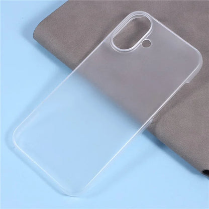 For iPhone 16 Shockproof Hard PC Phone Case Rubberized Phone Cover