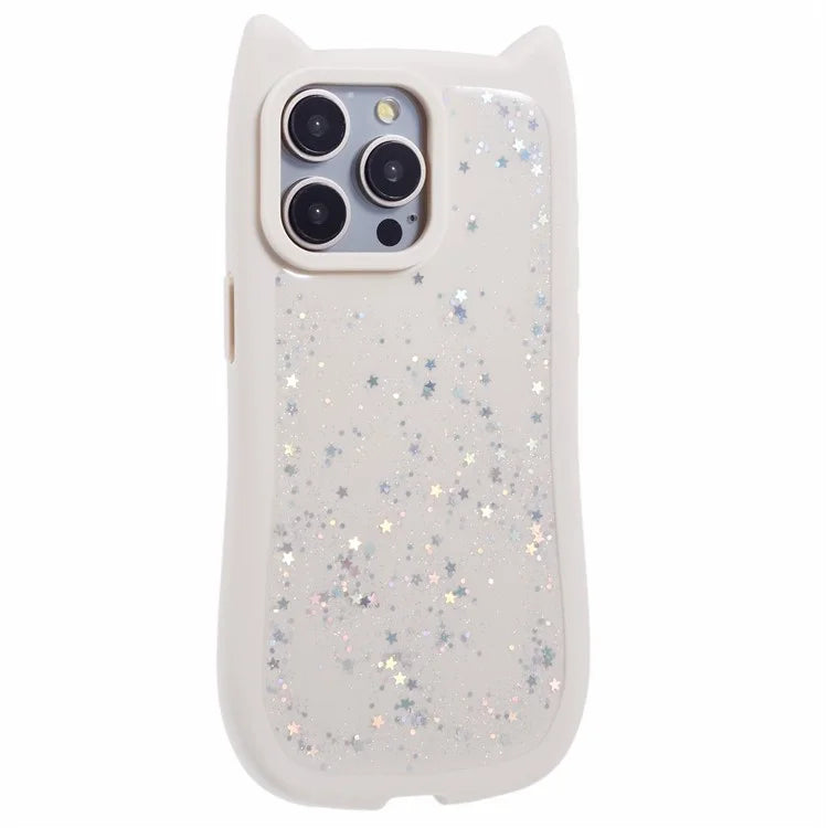 JTW Series For iPhone 13 Pro Max Case TPU Phone Cover Epoxy Shiny Glitter