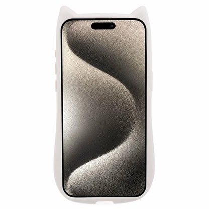 JTW Series For iPhone 12 / 12 Pro Case Epoxy TPU Phone Cover Cute Cat Ear Design