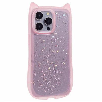 JTW Series For iPhone 12 Pro Max Case Epoxy Glitter Sequins TPU Phone Cover