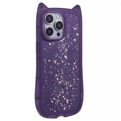 JTW Series For iPhone 12 Pro Max Case Epoxy Glitter Sequins TPU Phone Cover