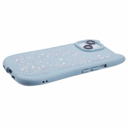 JTW Series For iPhone 13 Case Cat Ear Soft TPU Phone Cover Sparkle Sequins Epoxy
