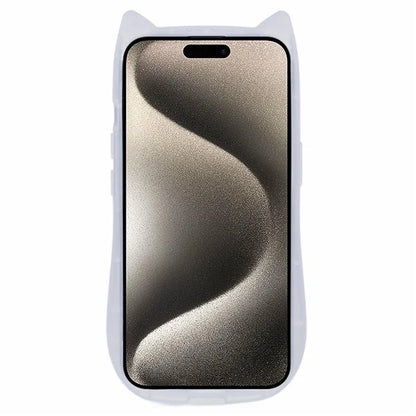 JTW Series For iPhone 13 Case Cat Ear Soft TPU Phone Cover Sparkle Sequins Epoxy